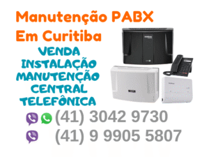 manutencao, venda e instalacao de central telefonica Pabx.