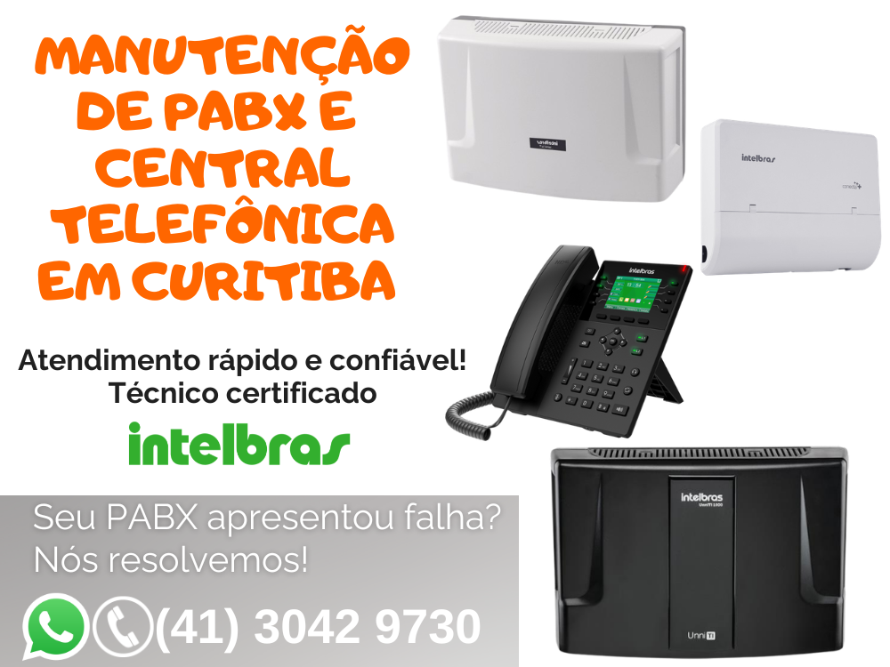 Manutenção de Central Telefônica pabx em Curitiba