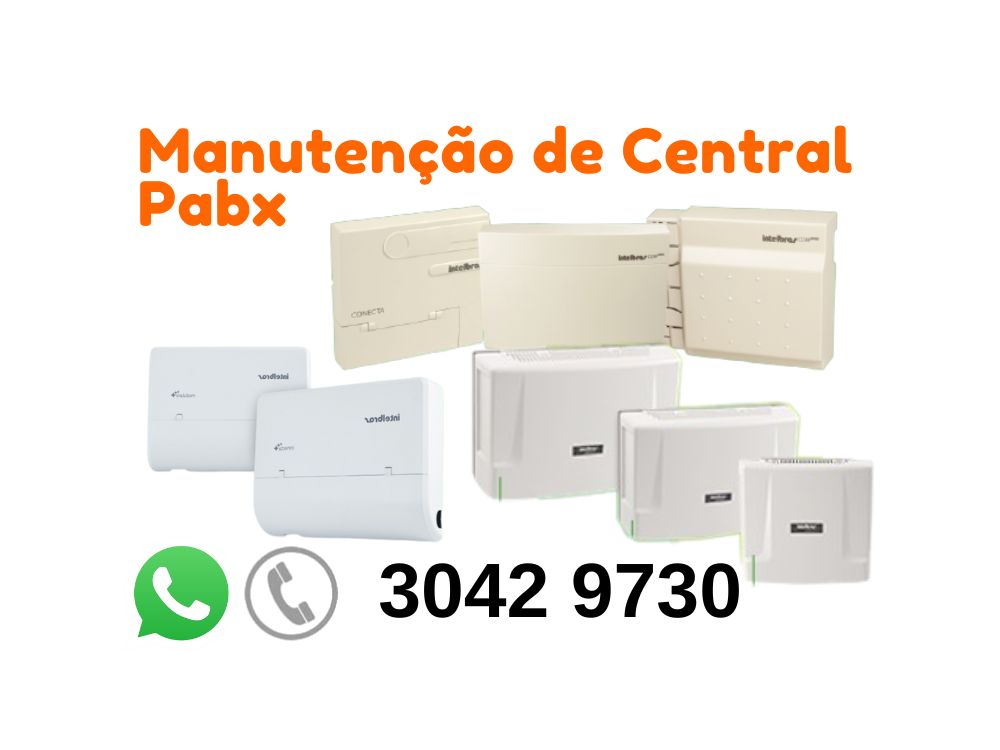 manutencao, venda e instalacao de central telefonica Pabx.