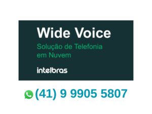 wide voice intelbras - Pabx em nuvem