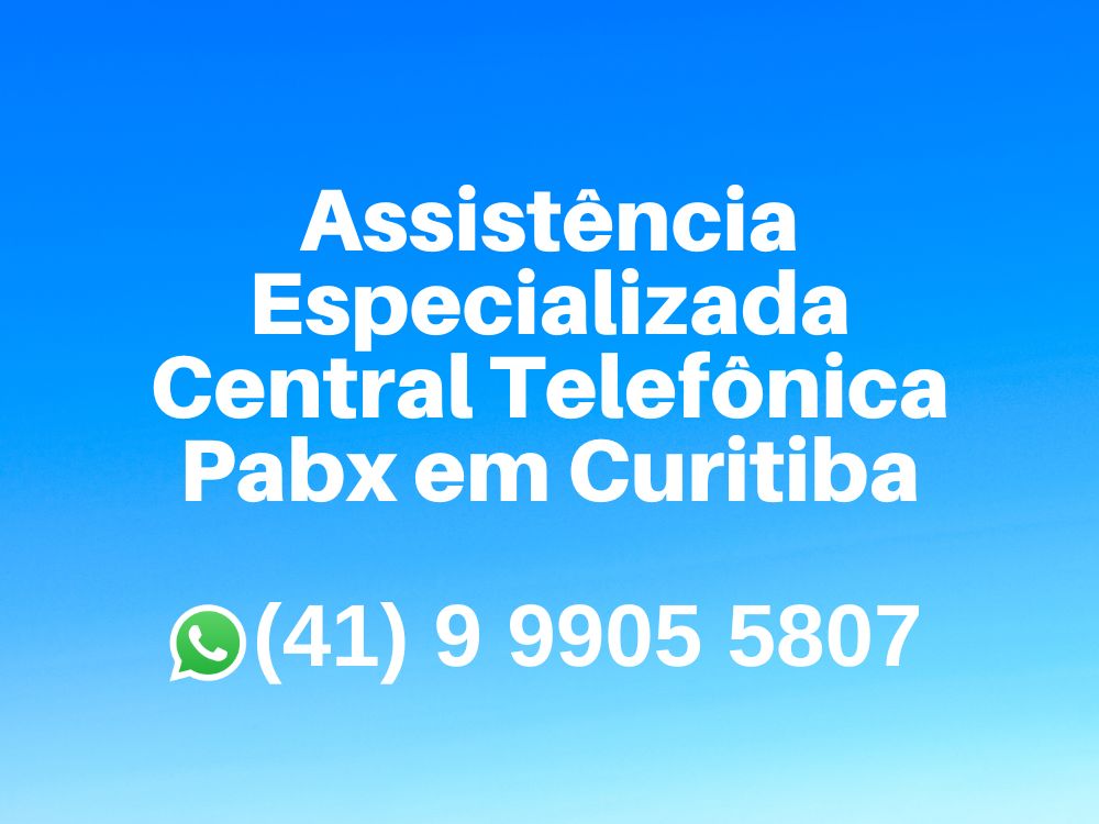 Manutenção de central telefônica pabx em curitiba
