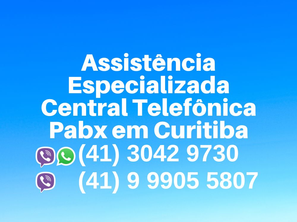 Manutenção de central telefônica pabx em curitiba
