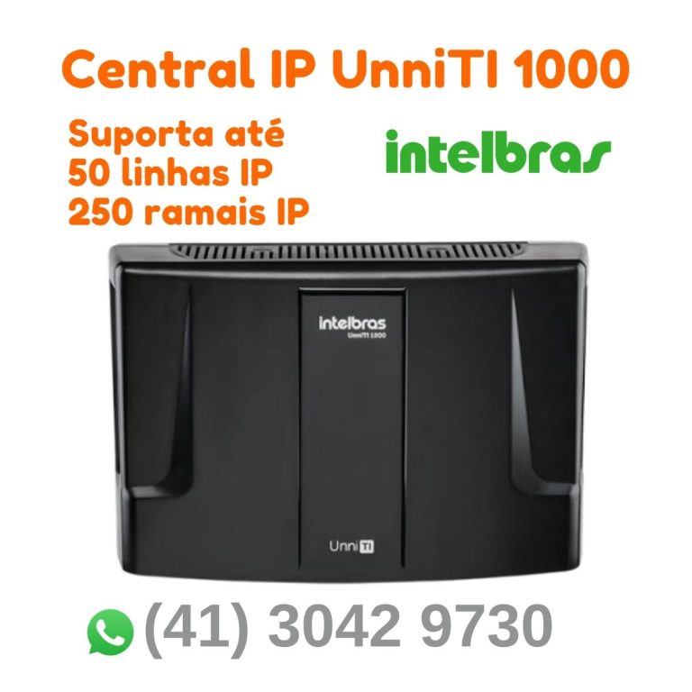 Central UnniTI 1000: integração IP, GSM e analógica para condomínios e empresas. Gerenciamento web, gravação e alta capacidade. Solução Intelbras.