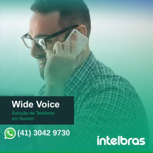 PABX Virtual Intelbras | Wide Voice Comunicação empresarial de alto nível sem custos com hardware. Reduza despesas e aumente a produtividade da sua empresa.