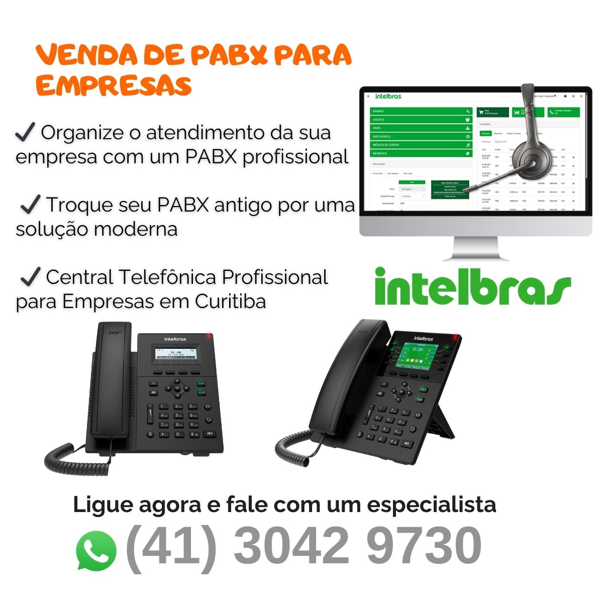 Especialista em Venda e Instalação de PABX em Curitiba. Soluções em Central IP, Nuvem/Virtual para sua empresa. Tecnologia e economia. Peça seu orçamento!